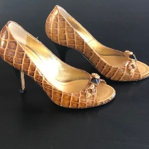 Giuseppe Zanotti Open-toe Natural/Brown Shoes